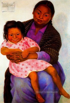 Diego Rivera Werke - Porträt von Madesta und Inesita 1939 Diego Rivera